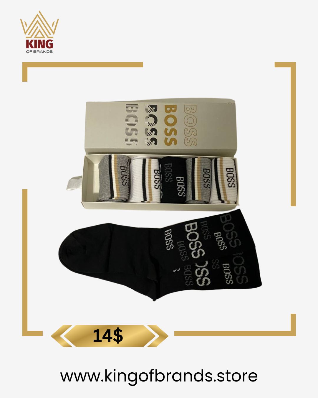 BOSS Premium Cotton Socks