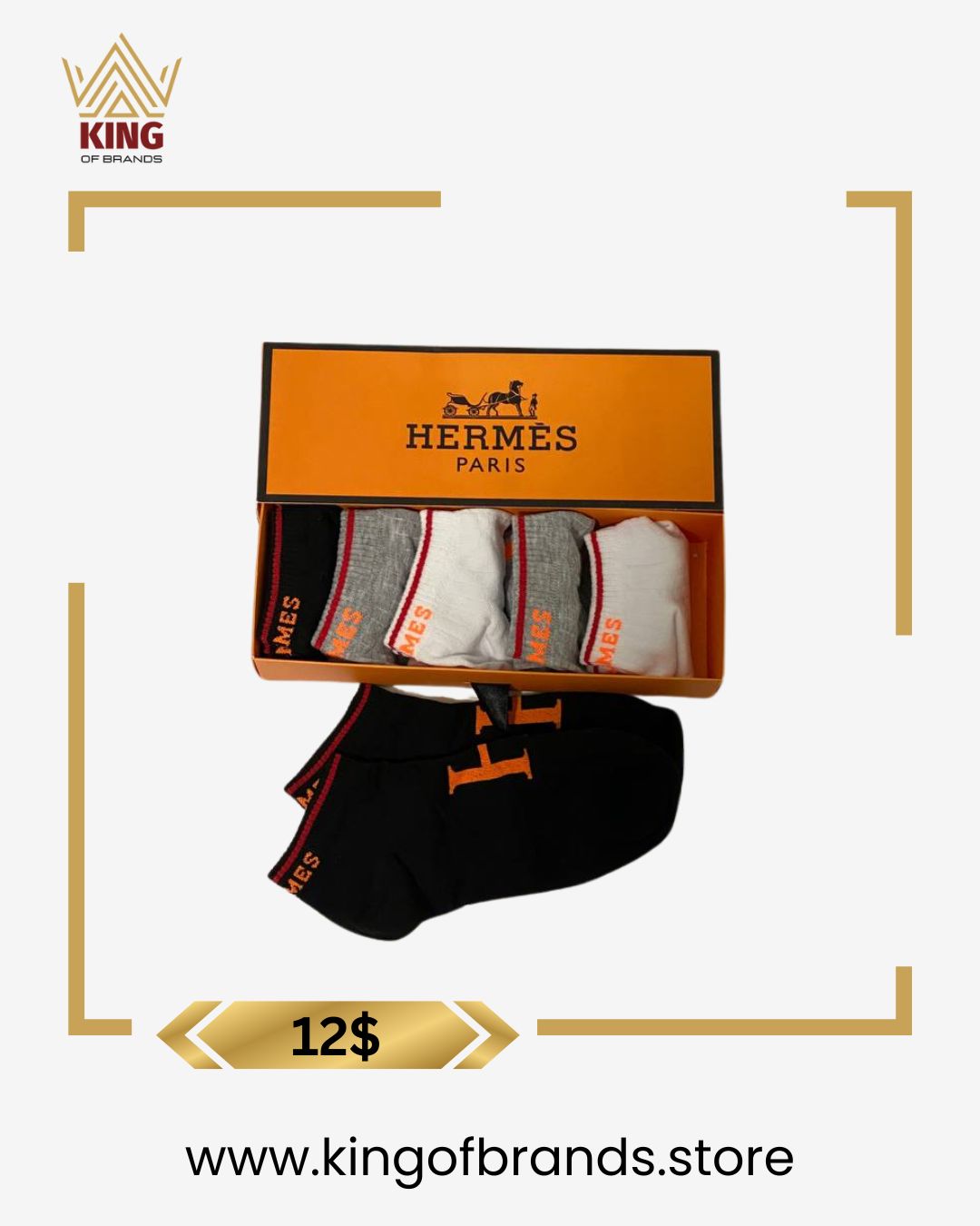 Hermès Luxury Cotton Socks